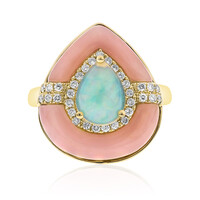 Bague en or et Opale Welo AAA (CIRARI)
