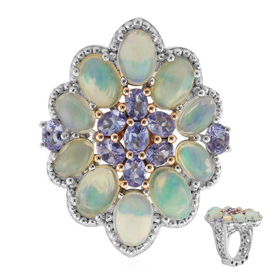 Bague en argent et Opale Welo (Dallas Prince Designs)