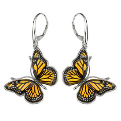 Boucles d'oreilles en argent et Ambre baltique