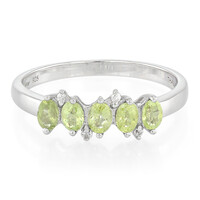 Bague en argent et Tourmaline Paraïba