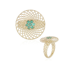 Bague en or et Emeraude de Colombie (Ornaments by de Melo)