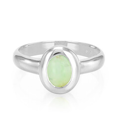Bague en argent et Chrysoprase