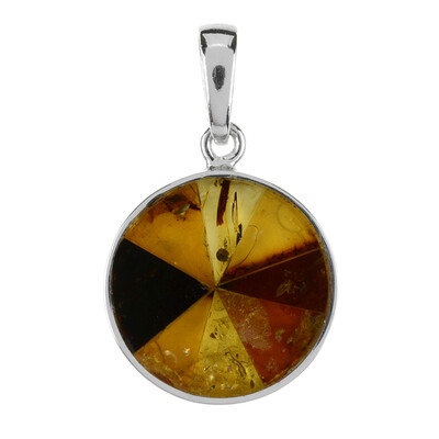 Pendentif en argent et Ambre baltique (dagen)