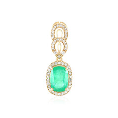 Pendentif en or et Emeraude de Russie (AMAYANI)