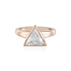 Bague en argent et Topaze blanche