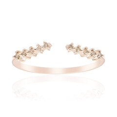 Bague en or et Diamant rose de France SI1 d'Argyle 