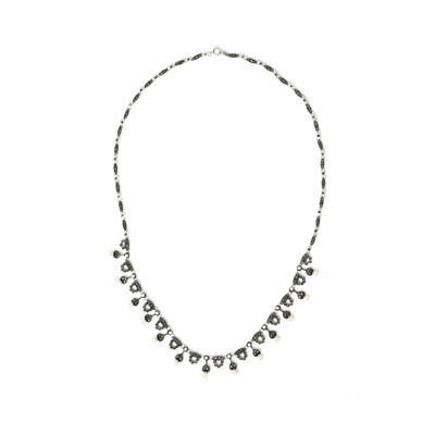 Collier en argent et Perle de culture d'eau douce