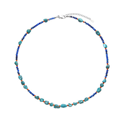 Collier en argent et Turquoise