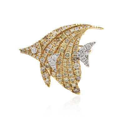 Bague en or et Diamant fancy SI2 (CIRARI)