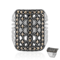Bague en argent et Marcassite