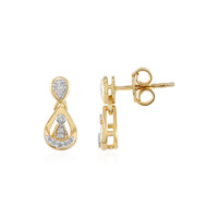 Boucles d'oreilles en argent et Diamant I2 (I)