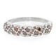 Bague en argent et Diamant fantaisie
