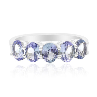 Bague en argent et Tanzanite non chauffée
