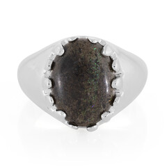 Bague en argent et Opale Matrice