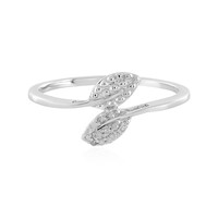 Bague en argent et Diamant SI1 (I)