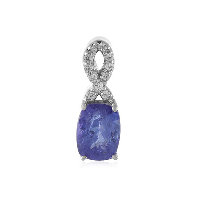 Pendentif en argent et Tanzanite