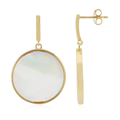 Boucles d'oreilles en argent et Nacre