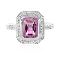 Bague en argent et Topaze jubilaire
