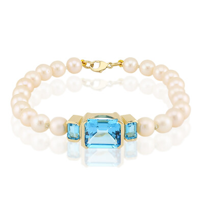 Bracelet en or et Topaze de Marambaia (Michelle Albala)