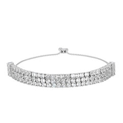 Bracelet en argent et Topaze blanche (Adela Silber)
