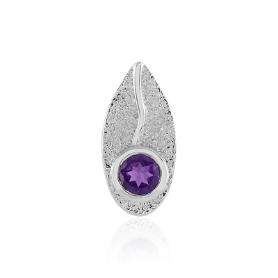 Pendentif en argent et Améthyste (MONOSONO COLLECTION)