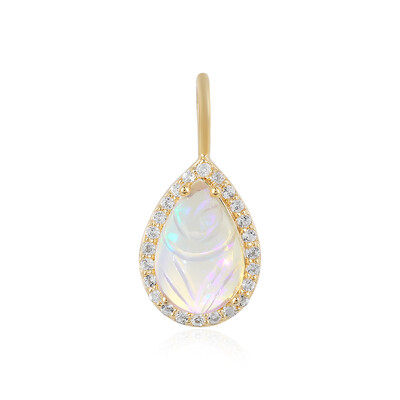 Pendentif en argent et Opale Welo