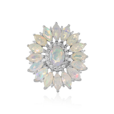 Bague en argent et Opale Welo