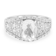 Bague en argent et Pétalite