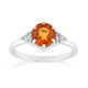 Bague en or et Saphir orange de Ban Ka Cha