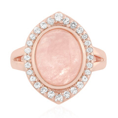 Bague en argent et Morganite