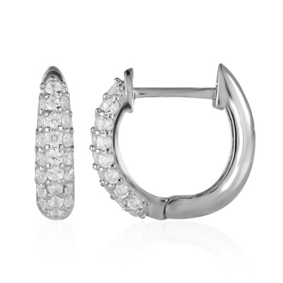 Boucles d'oreilles en argent et Zircon