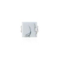 Pendentif en argent et Howlite