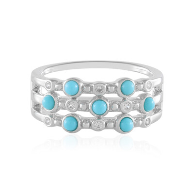 Bague en argent et Turquoise Sleeping Beauty