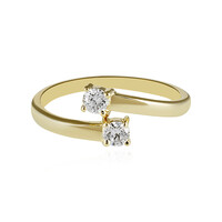 Bague en or et Diamant Flawless (F) (LUCENT DIAMONDS)