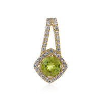 Pendentif en or et Sphène