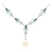 Collier en argent et Perle de culture d'eau douce