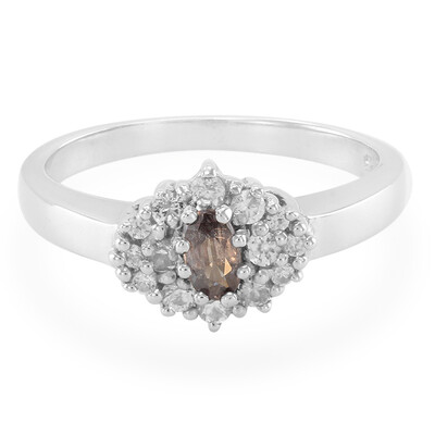 Bague en argent et Grenat à couleurs changeantes de Madagascar