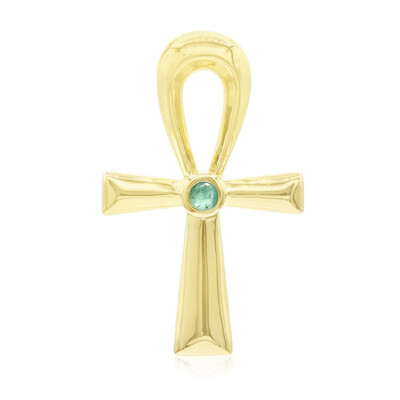 Pendentif en argent et Emeraude de Zambie