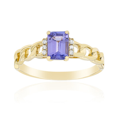 Bague en or et Tanzanite AAA (CIRARI)