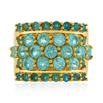Bague en argent et Apatite