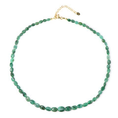 Collier en argent et Emeraude de Socoto