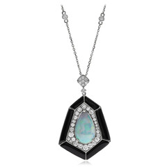 Collier en or et Opale Welo AAA (CIRARI)