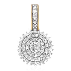 Pendentif en argent et Diamant PK (J)