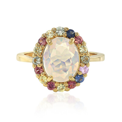 Bague en argent et Opale Welo
