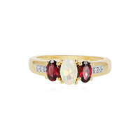 Bague en argent et Opale Welo