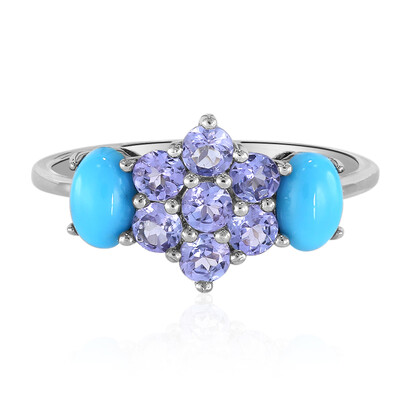 Bague en argent et Turquoise Sleeping Beauty