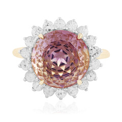 Bague en or et Amétrine de Anahi (PHANTASIA)