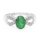 Bague en argent et Emeraude de Bahia