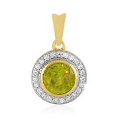 Pendentif en or et Sphène