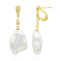 Boucles d'oreilles en argent et Perle de culture d'eau douce (TPC)